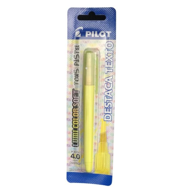 Caneta Pilot Marca ou Destaca Texto Cor Verde Agua - Ponta 4.0