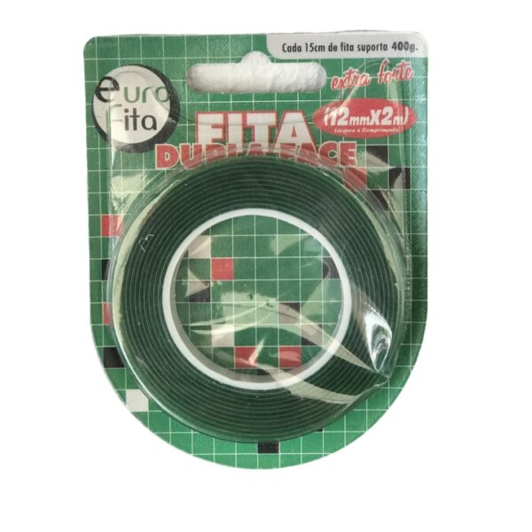 Fita Dupla Face Fixação Extra Forte 12mm X 2m