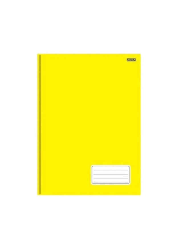 Caderno Brochura 96 Folhas Amarelo